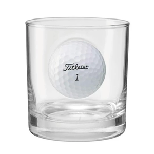 BenShot 高爾夫球玻璃杯 11oz 嵌入Titleist高爾夫球 高爾夫禮物