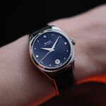 MIDO 美度 Belluna 皇室藍 真鑽機械女錶-33mm M0243071604600, , large