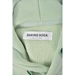 (F) baking soda韓牌質感連帽綠色長袖上衣二手衣, , large