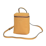 LONGCHAMP Le Pliage Xtra XS 小牛皮拉鍊迷你手提/斜背二用包/蜜糖色, , large