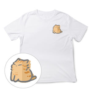 JZ TEE Orange Cat - Blow Dry Graphic Tee