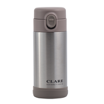 CLARE316不鏽鋼陶瓷彈跳保溫杯-350ml-不鏽鋼色-1支, , large