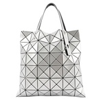 ISSEY MIYAKE BAO BAO LUCENT 6X6 亮面手提包(銀色), , large