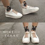 [Kaimei Cotton] Six pairs of random pairs of excellent pure cotton straight girls' socks, cute dog style, , large