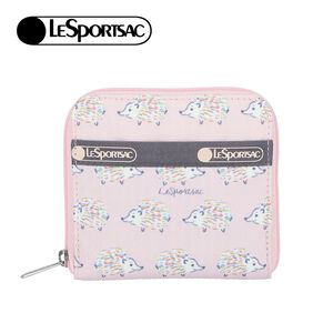 正品 Lesportsac Compact Zip Wallet 極簡輕薄錢包 - 北國小刺蝟
