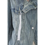 (S) jeans丹寧牛仔質感藍色外套二手衣, , large