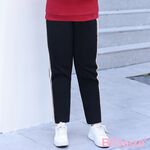 全尺碼-舒彈 運動長褲-黑-0104057, , large