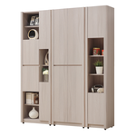 【唯熙傢俱】馬修斯橡木白5.2尺書櫃, , large