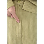 (4XL（含）以上) gbr西裝條紋綠色套裝二手衣, , large