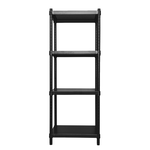 【Y HOUSE】45x45x120cm perforated plate four-layer rack perforated plate rack iron rack - black paint, , large