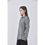 (S) lativ質感棉質純棉黑色長袖上衣二手衣, , large