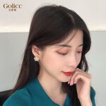 【Gulicc 】古莉可 耳環 貝殼花朵耳釘, , large