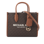 Michael Kors Mirella 滿版塗層帆布小款二用托特包/咖啡色, , large