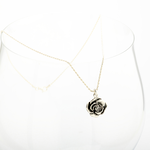 【Angel & Me】小王子 玫瑰 花 (大) Rose s925 純銀 項鍊, , large