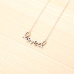 【Angel & Me】字母 珍愛 Loved s925 純銀 項鍊 周年 紀念禮物, , large