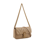 MARC JACOBS THE J MARC 縫線小羊皮翻蓋迷你二用包/駝色, , large