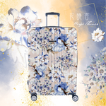 NaSaDen [Beige Flower]29" Checked Zipper Luggage, , large