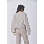 (F) earth music ecology質感綠色長袖上衣二手衣, , large