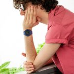 CASIO 卡西歐 G-SHOCK 耐衝擊八角雙顯電子錶-藍 GA-2100-2A, , large