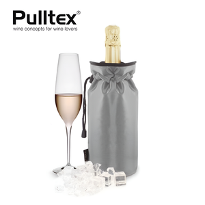 西班牙 Pulltex 香檳束口保冷袋 銀色
