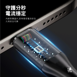 [HANLIN]-C2in1 二合一60w/27w 智能快充線 一拖二 快充 手機快充 充電線 快充線 數據線, , large