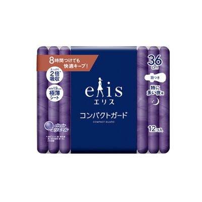 elis愛麗思 GO出色極致薄夜用(36cm) 12片