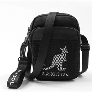 ~雪黛屋~KANGOL 斜背包超小容量進口防水尼龍布可肩背斜側L6255670120