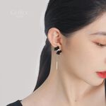 【Gulicc】古莉可 耳環 蝴蝶流蘇耳飾 耳環, , large