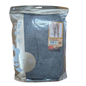 夢特嬌女羊毛絲極暖絨褲-灰M