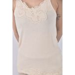 (S) jeanasis花紋杏色上衣二手衣, , large