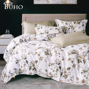 BUHO "Sui Meng" 60-count 100% TENCEL pure Tencel full-covered cotton dual-purpose quilt winter bag set - double
