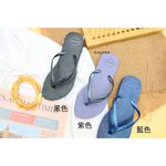 [巴拉娜巴西人字拖專賣店]中壢實體店面 Havaianas哈瓦仕 夾腳拖/人字拖鞋 FANTASIA GLOSS 沙灘 海灘 海邊女款 黑/紫/藍, , large