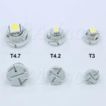 [PA LED] Auto LED Dash Board Cluster Gauges Lights Bulb T3 White, , large