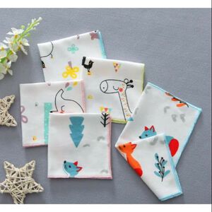 [Kaimei Cotton Industry] 15 in the group, random and excellent 2-layer gauze towel/handkerchief/hand towel/spit towel