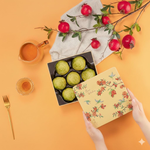 【冊子過年禮盒】彩鳥飛悅單層禮盒(抹茶流心酥x7), , large