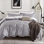 【FOCA】Los Angeles Time | 100% combed cotton bed sheet and pillowcase set - single, , large