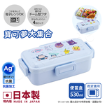 【百科良品】日本製精靈寶可夢 皮卡丘派對下午茶 便當盒 保鮮餐盒 抗菌加工Ag+ 530ML(日本境內版), , large