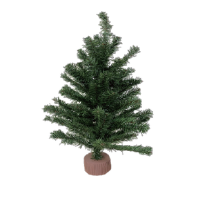 二呎聖誕樹(縮頭二種葉+裝飾品)