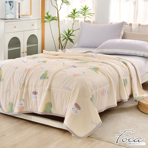 [LY SHIN BEDDING] FOCA Qinliang Cute Dragon | Antibacterial silver ion anti-cold gauze quilt/four seasons quilt 150x200cm