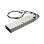 [FANXIANG] USB3.0 waterproof flash drive with full metal body and keychain - F310-32GB-2 pieces in silver, , large