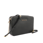 Michael Kors 金字logo方形鏈帶斜背包/黑色, , large