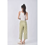 (4XL（含）以上) 高腰綠色長褲二手衣, , large