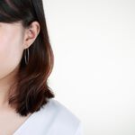 【Angel & Me】極簡 歐美風 葉形 耳針 一對 s925 純銀 耳環 生日 情人節 禮物, , large