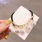 【Gulicc】古莉可 髮圈 小香風 珍珠髮圈手鍊 兩用髮飾, , large