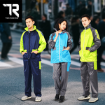 [TDN] Fengxing Racing Two-Piece Raincoat (Sports Raincoat ES4302) Water Blue Size M, , large
