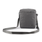 ISSEY MIYAKE BAO BAO Voyager 霧面尼龍拉鍊斜背包/灰色, , large