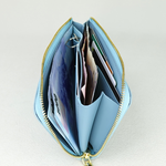 【M2nd】 Ostrich Slim Zip Wallet, , large