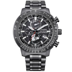 CITIZEN 星辰 PROMASTER 光動能電波飛行錶 北半球城市時間手錶 BY3005-56G