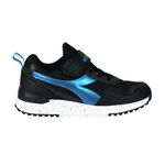 DIADORA迪亞多那 大童炫彩越野鞋 童運動鞋 童鞋 時尚 防潑水 寬楦 輕量 吸震 減壓 健康鞋墊 止滑 黑藍 黑粉, , large