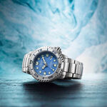 CITIZEN 星辰 PROMASTER MARINE 冰川藍 光動能200米潛水錶 BN0165-55L, , large